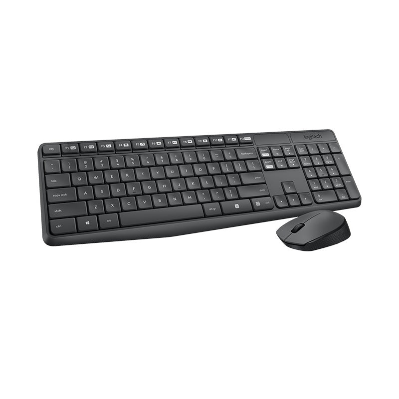 Logitech MK235 Wireless Keyboard and Mouse Combo 2.4GHz Wireless Compact Long Battery Life 8 Shortcut keys Logitech MK235 Wireless Keyboard and Mouse Combo 2.4GHz Wireless Compact Long Battery Life 8 Shortcut keys